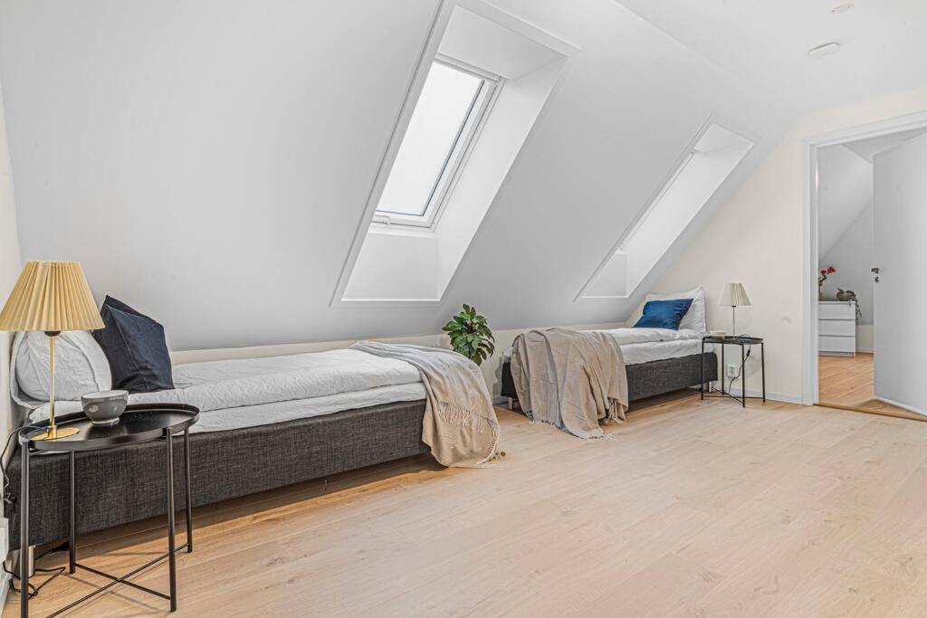 New! Huge Modern Apartment! Fit For Two Families! Bergen Ngoại thất bức ảnh